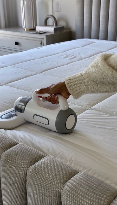 Hello hello!!! Presenting a vacuum cleaner that’s designed for your bed!!! Small in size and easy to use, it not only removes dirt but sanitizes with UV light!! 🤩 It can also be used on sofas and bedding!! My bed and dresser are custom-made but happy to link similar options!!! Grateful for you friend!!! Hope your day is awesome!! Xo!! ✨

#LTKhome #LTKfindsunder50 #LTKfindsunder100