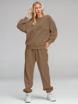 AUTOMET Womens 2 Piece Outfits Sweatsuit Oversized Sweatshirt Lounge Sets Baggy Sweatpants Fall F... | Amazon (US)
