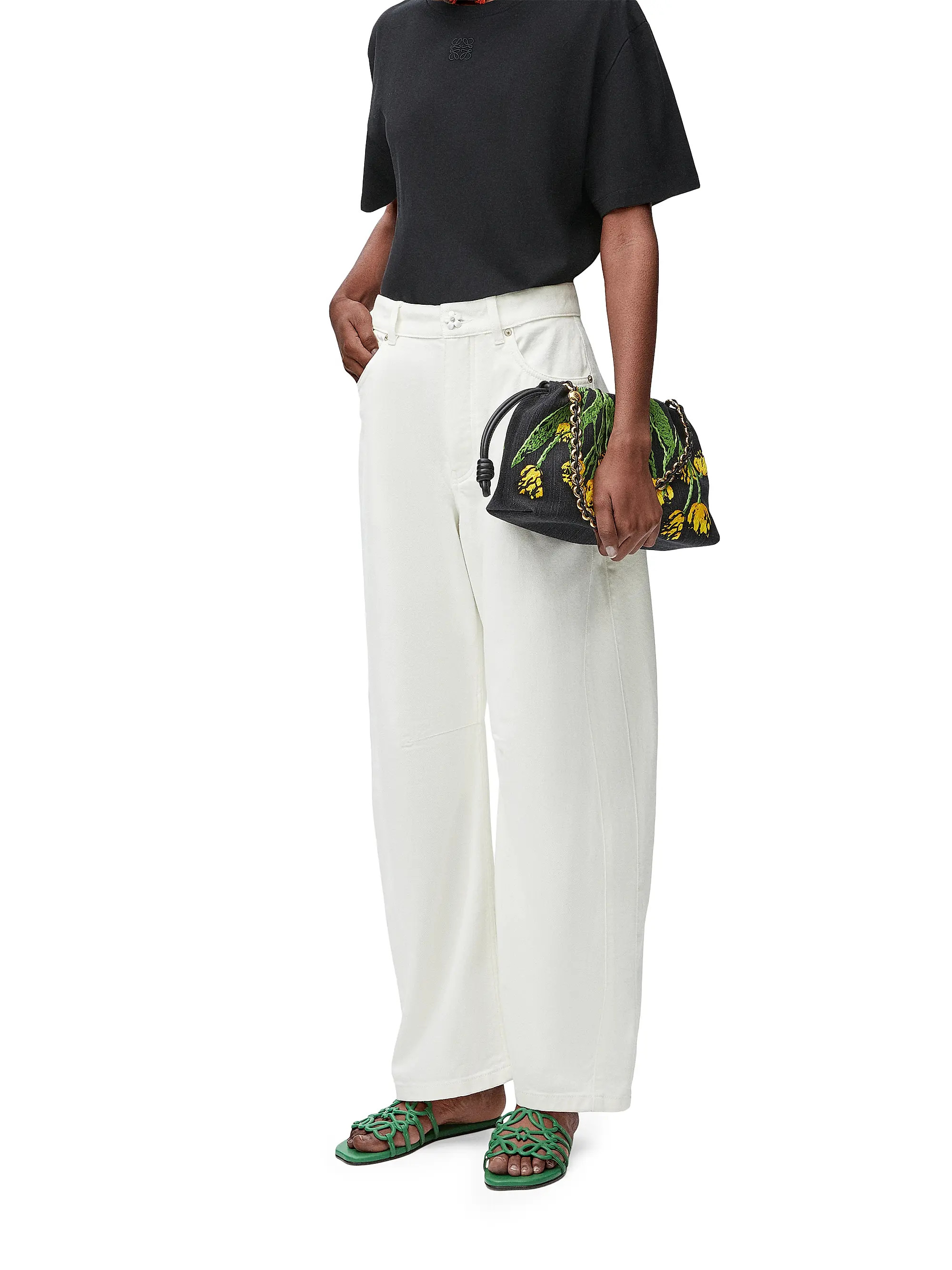 LOEWE LOEWE x Paula's Ibiza Barrel-Leg Jeans | Saks Fifth Avenue | Saks Fifth Avenue