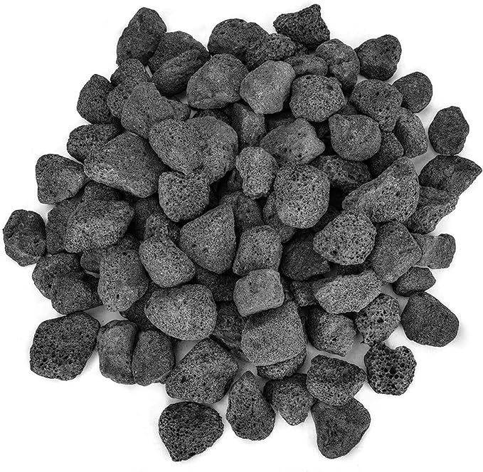 Stanbroil 10 Pounds Black Lava Rock Granules, Decorative Landscaping for Fire Bowls, Fire Pits, G... | Amazon (US)