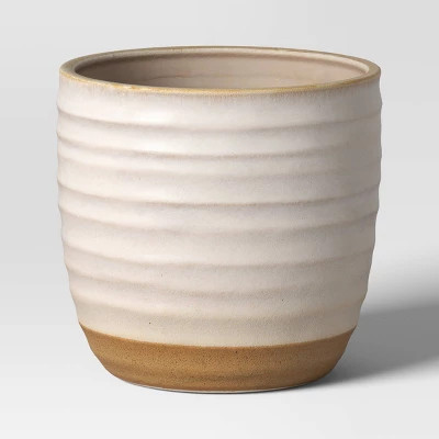 Split Glaze Ceramic Indoor Outdoor Planter Pot - Threshold™ | Target