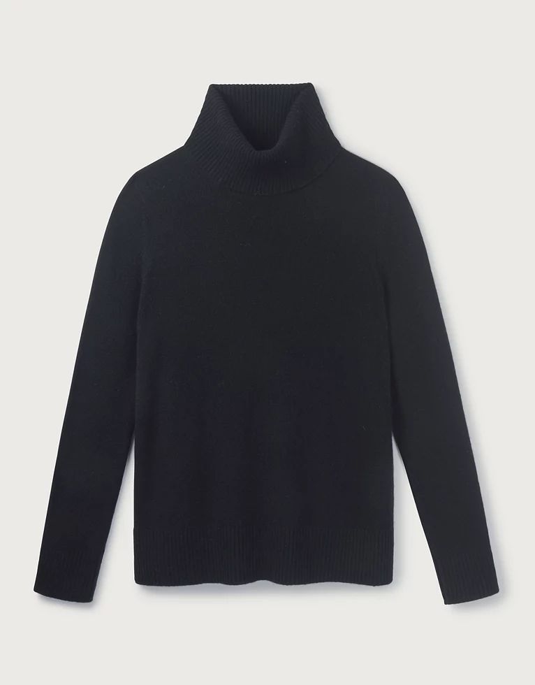Cashmere Roll-Neck Jumper | The White Company (UK)