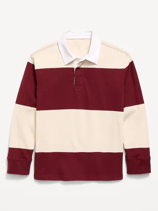 Long-Sleeve Rugby Shirt for Boys | Old Navy (US)