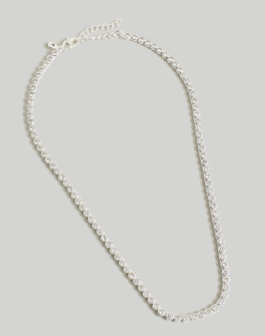 The Tennis Collection Bezel Set Crystal Necklace | Madewell