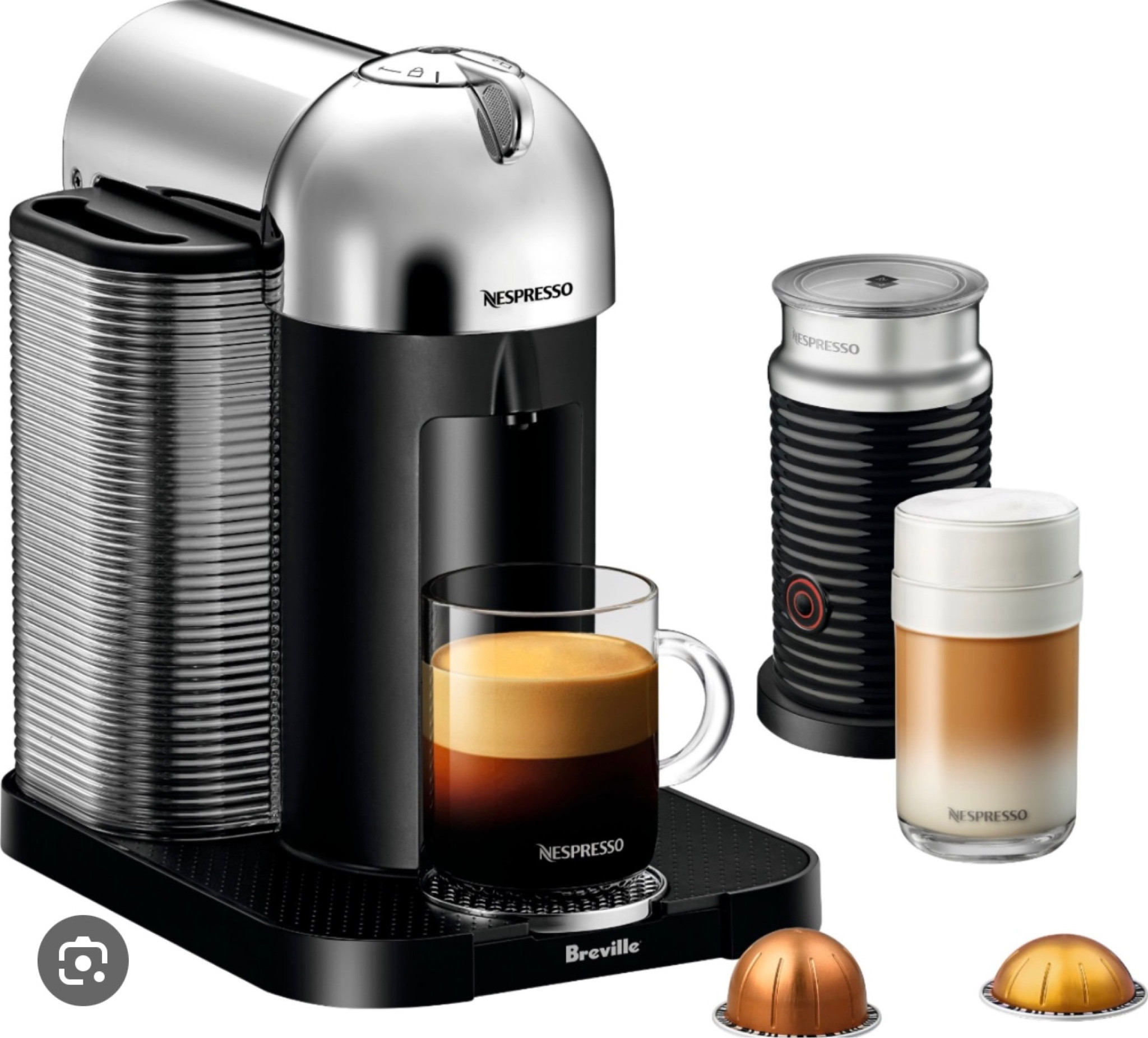 Nespresso VertuoPlus Coffee and Espresso Machine by Breville with Milk Frother,60 Fluid Ounces, Ink Black 

#LTKSeasonal #LTKGiftGuide #LTKHoliday