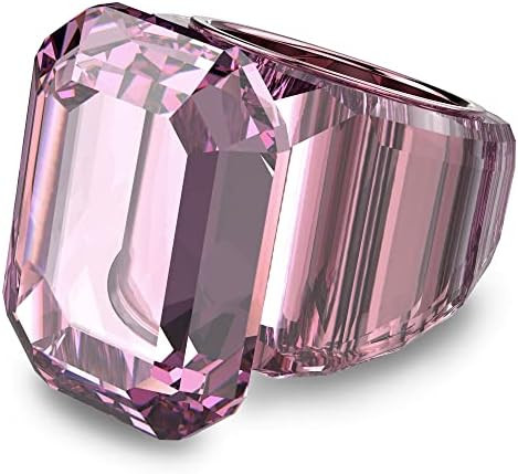SWAROVSKI Lucent Cocktail Ring Jewelry Collection, Blue Crystal, Pink Crystal | Amazon (US)