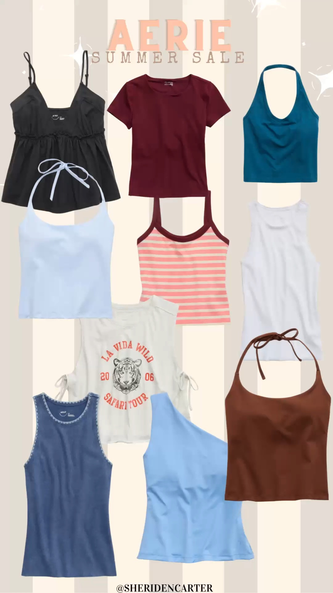 AERIE SUMMER SALE! Up to 50% off  the best summer tops and tanks!

#LTKgrwm #LTKootd #LTKSaleAlert