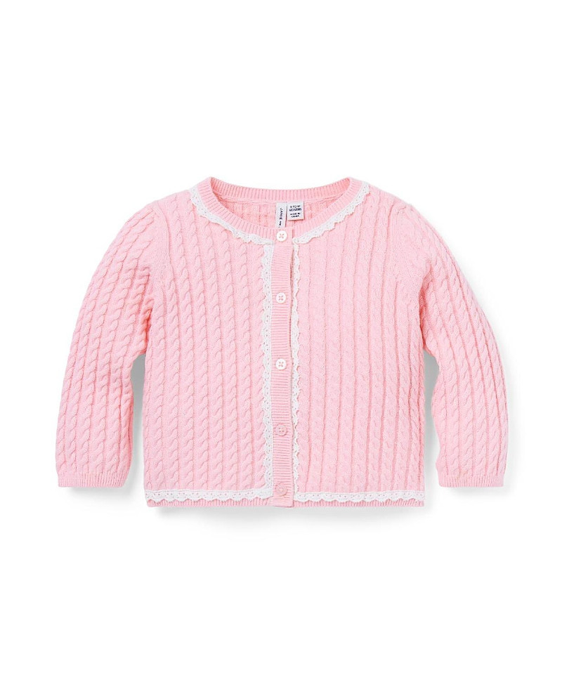 Janie and Jack Girls' Baby Cable Knit Cardigan - Baby | Bloomingdale's (US)