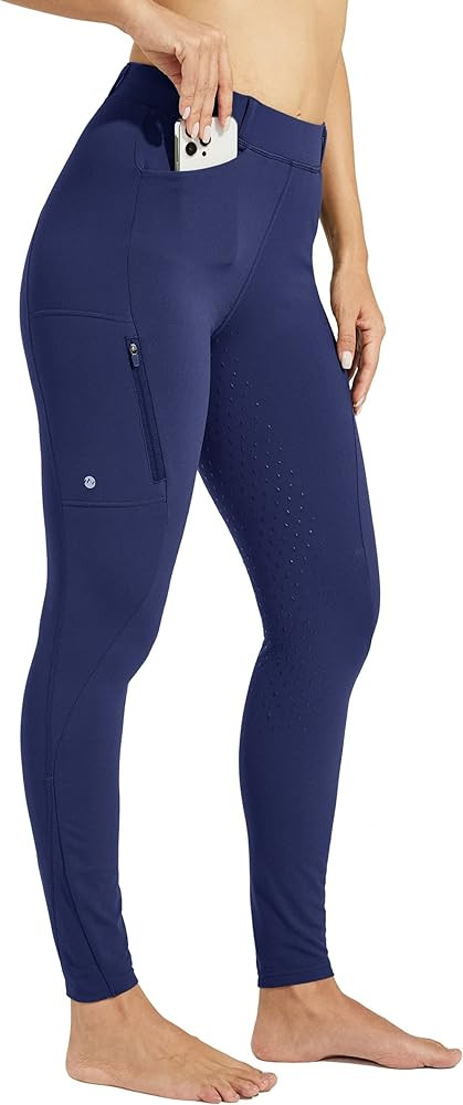 Willit Women's Fleece Riding Breeches Winter Horse Riding Pants Tights Equestrian Thermal Schooli... | Amazon (US)