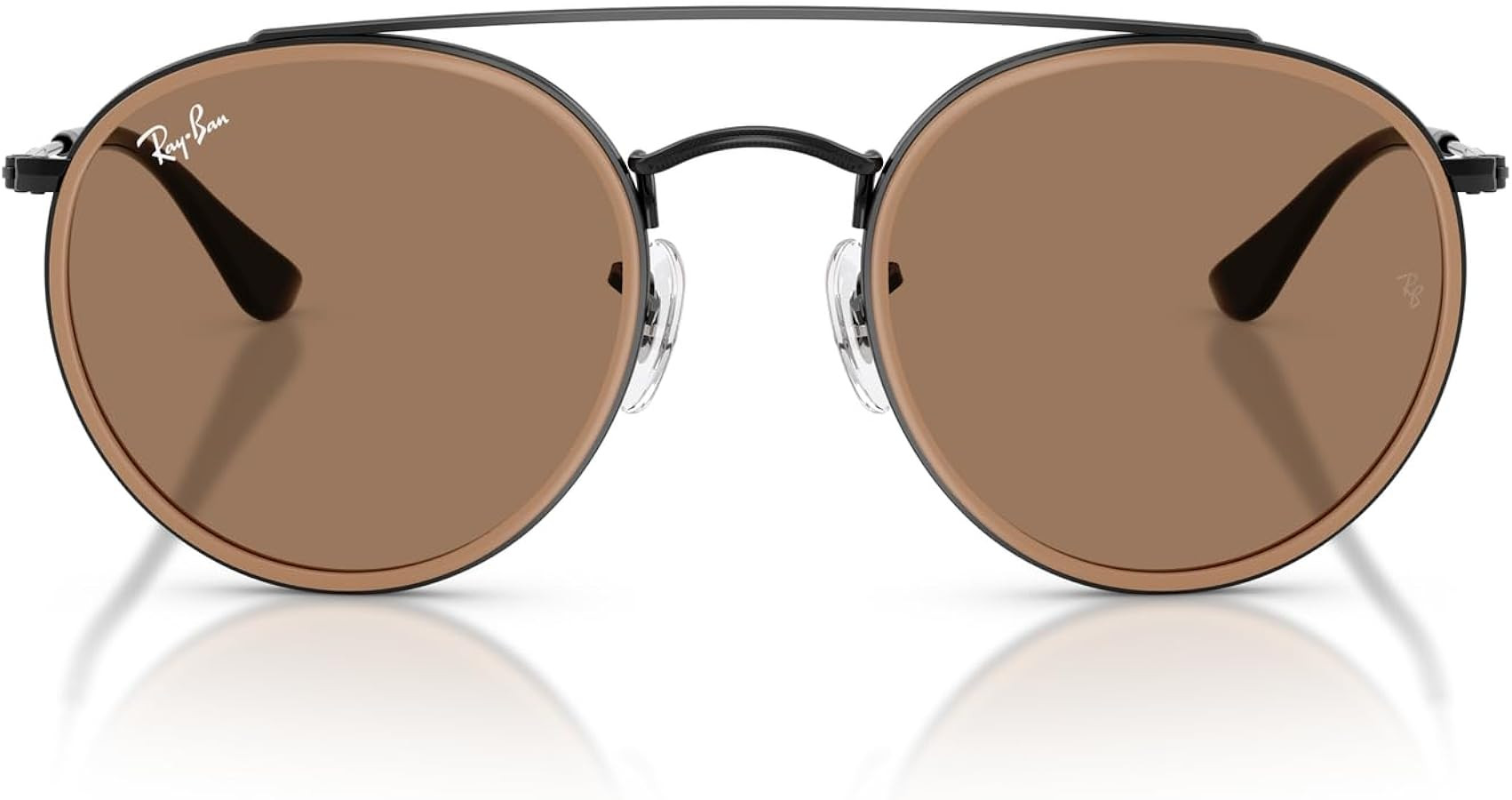 Ray-Ban RB3647N Double Bridge Round Sunglasses | Amazon (US)