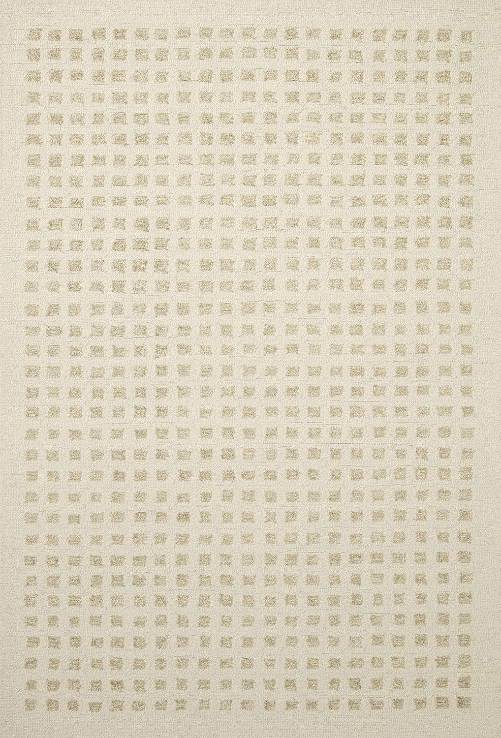 Loloi x Chris Loves Julia Polly Collection POL-01 Area Rug, 8'-6" x 11'-6" Ivory/Natural Rectangu... | Amazon (US)