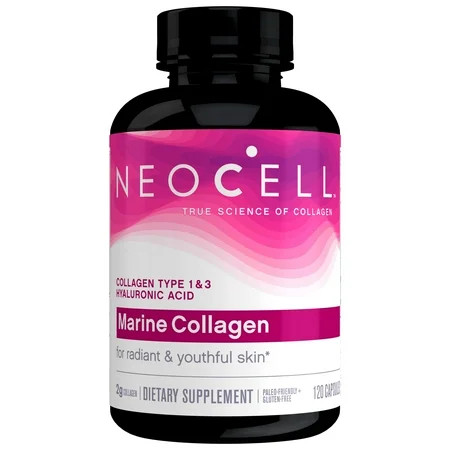 Neocell Marine Collagen 120ct Collagen Pills with Hyaluronic Acid Vitamin C Magnesium B6 B12 Zinc an | Walmart (US)