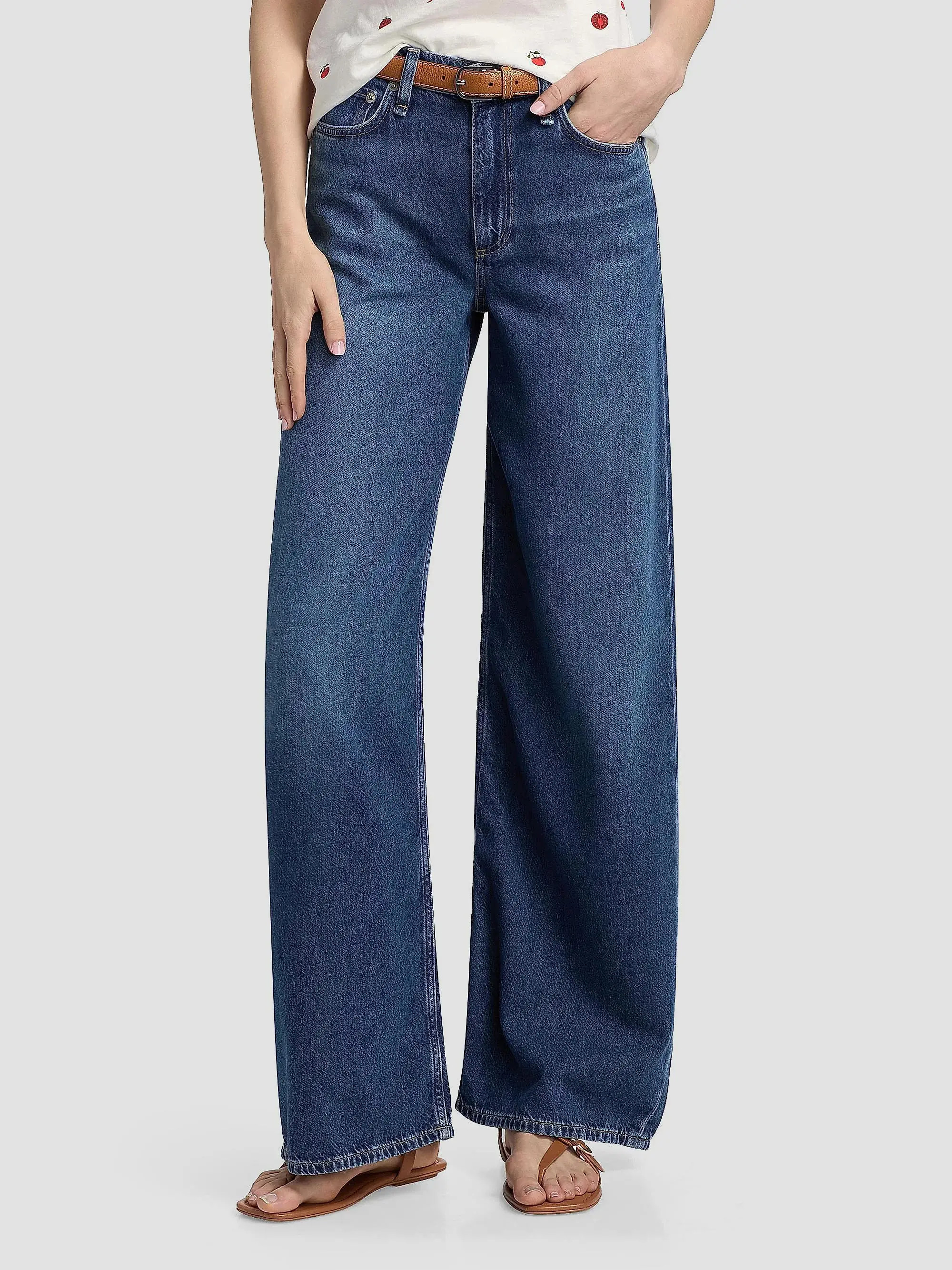 rag & bone Featherweight Sofie Wide-Leg Jeans | Saks Fifth Avenue | Saks Fifth Avenue