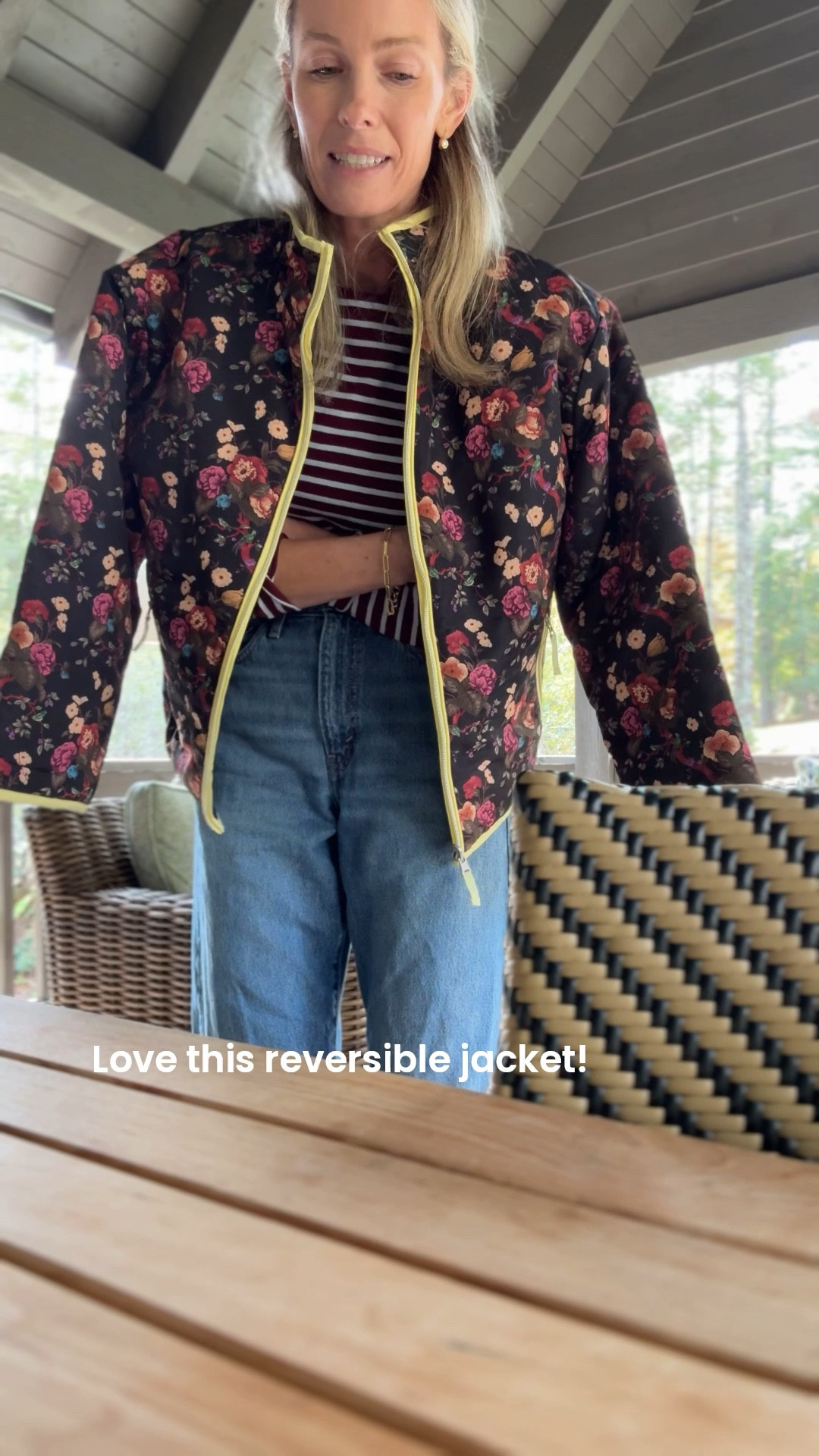 Size small! Perfect for travel since both sides are wearable … 