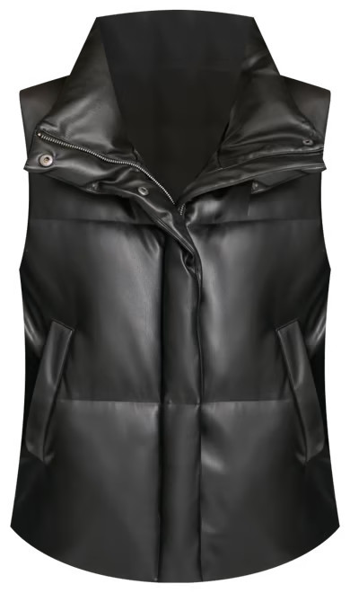 Levi's Women's Faux Leather Puffer Vest - Macy's | Macy's