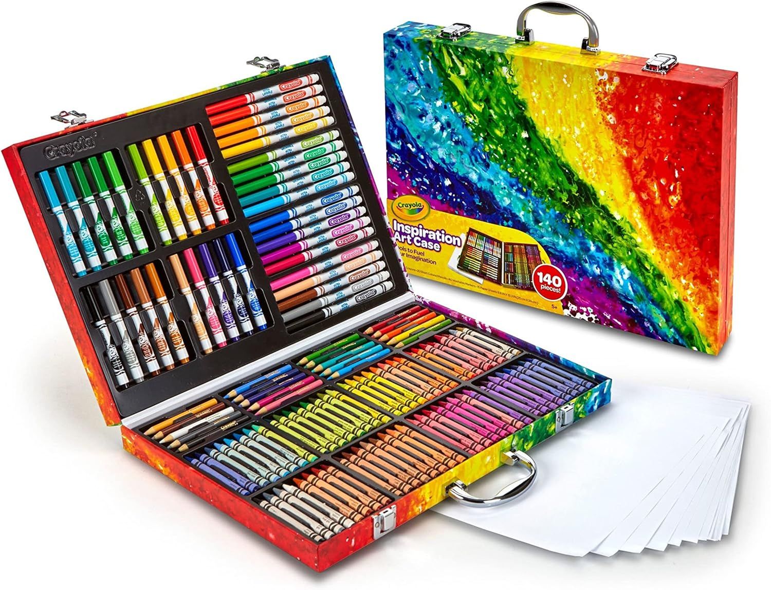 Crayola Inspiration Art Case Coloring Set - Rainbow (140ct), Art Kit For Kids, Toys for Girls & B... | Amazon (US)