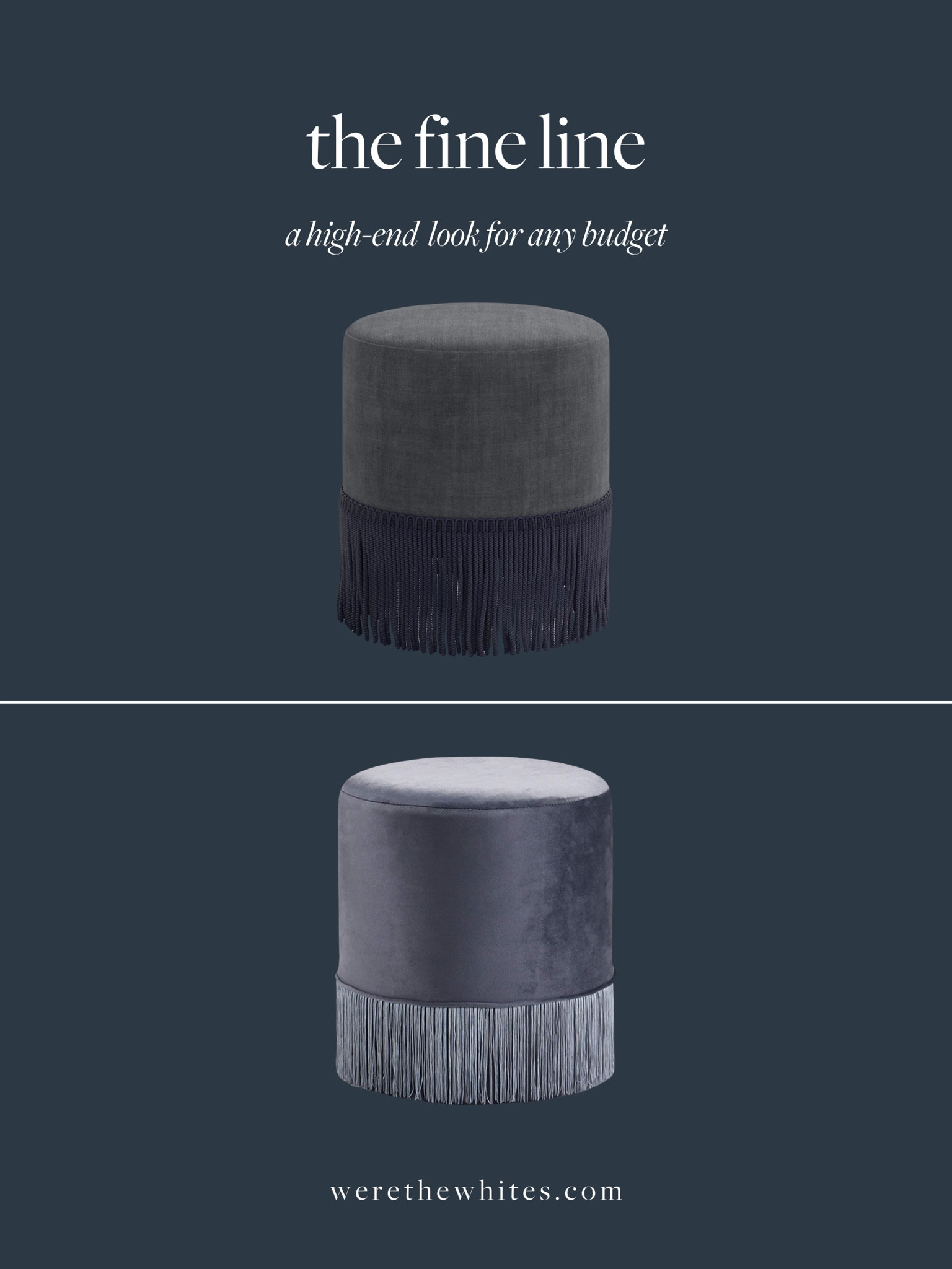 How good is this fine line! Both are a beautiful blue velvet with the prettiest fringe bottom. One is high end, and the other is a beautiful look for less version that’s under $80 on Amazon! 

#LTKHome #LTKStyleTip