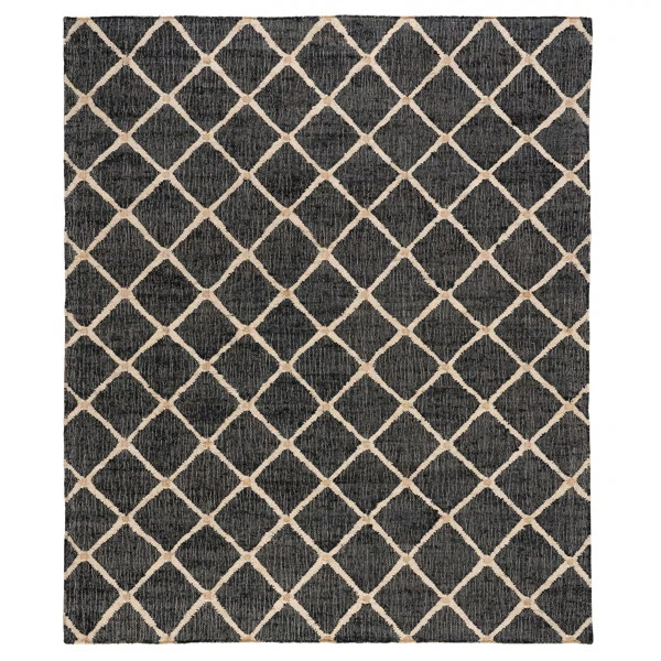 Kali Black Handwoven Jute Rug | Wayfair North America