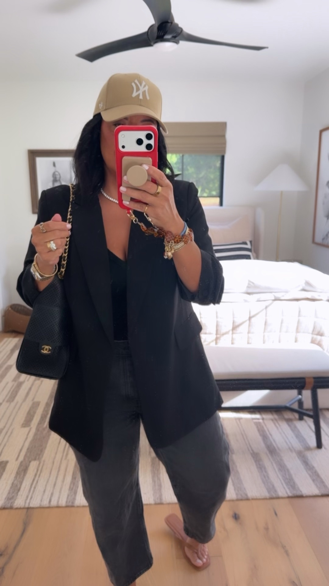Blazer size medium, tank size medium, jeans size 29 (I’m a curvy size 8), sandals fit tts.

#LTKMidsize #LTKOver40 #LTKootd