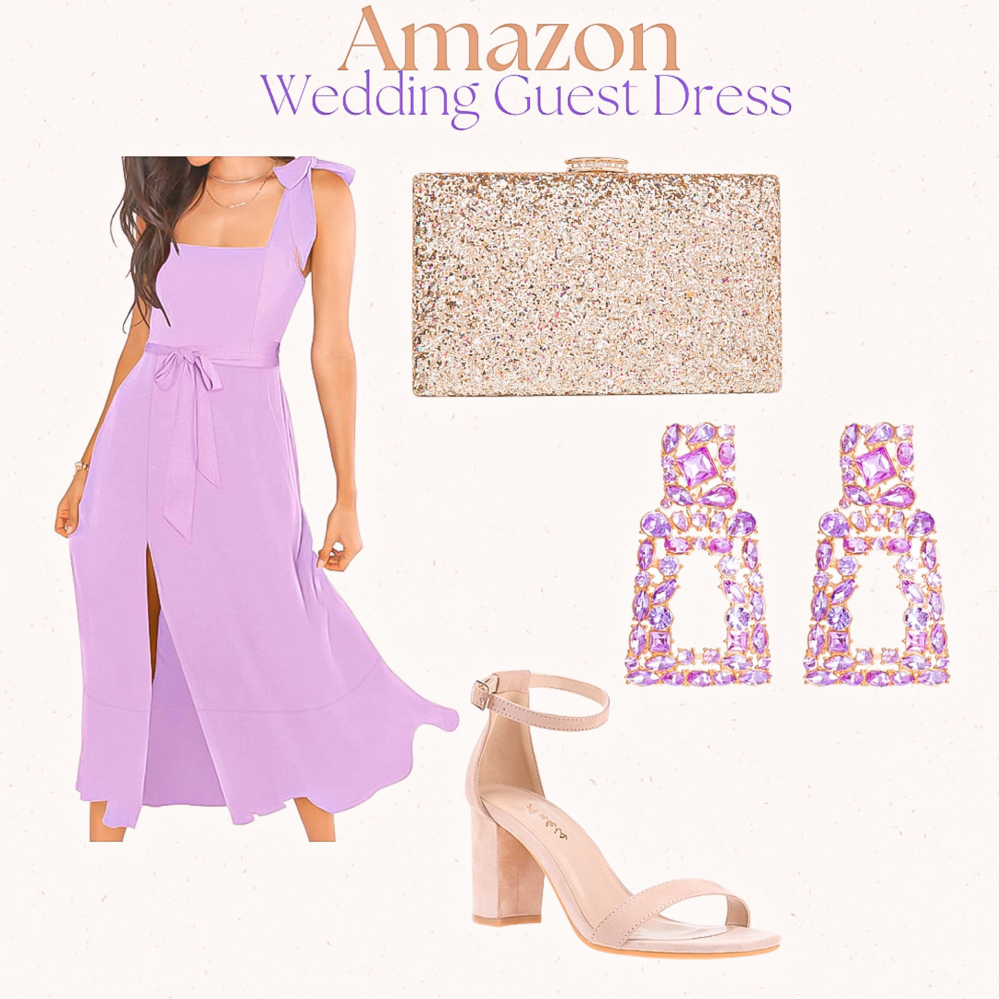 Amazon - wedding guest inspo

Lilac dress, purple dress, wedding guest dress, formal dress, vacation dress, high heels, nude heels, purple earrings, wedding accessories, wedding, wedding clutch, purple, glitter purse , neutral bag, wedding inspo, Amazon fashion, amazon finds 

#LTKFind #LTKxPrimeDay #LTKwedding