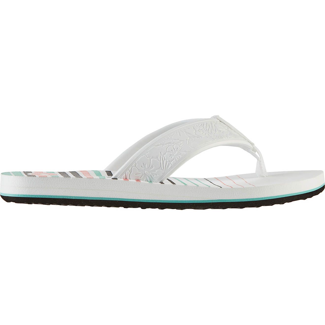 O'Rageous Women's Floral Stripe Beach Flip Flops | Academy Sports + Outdoor Affiliate