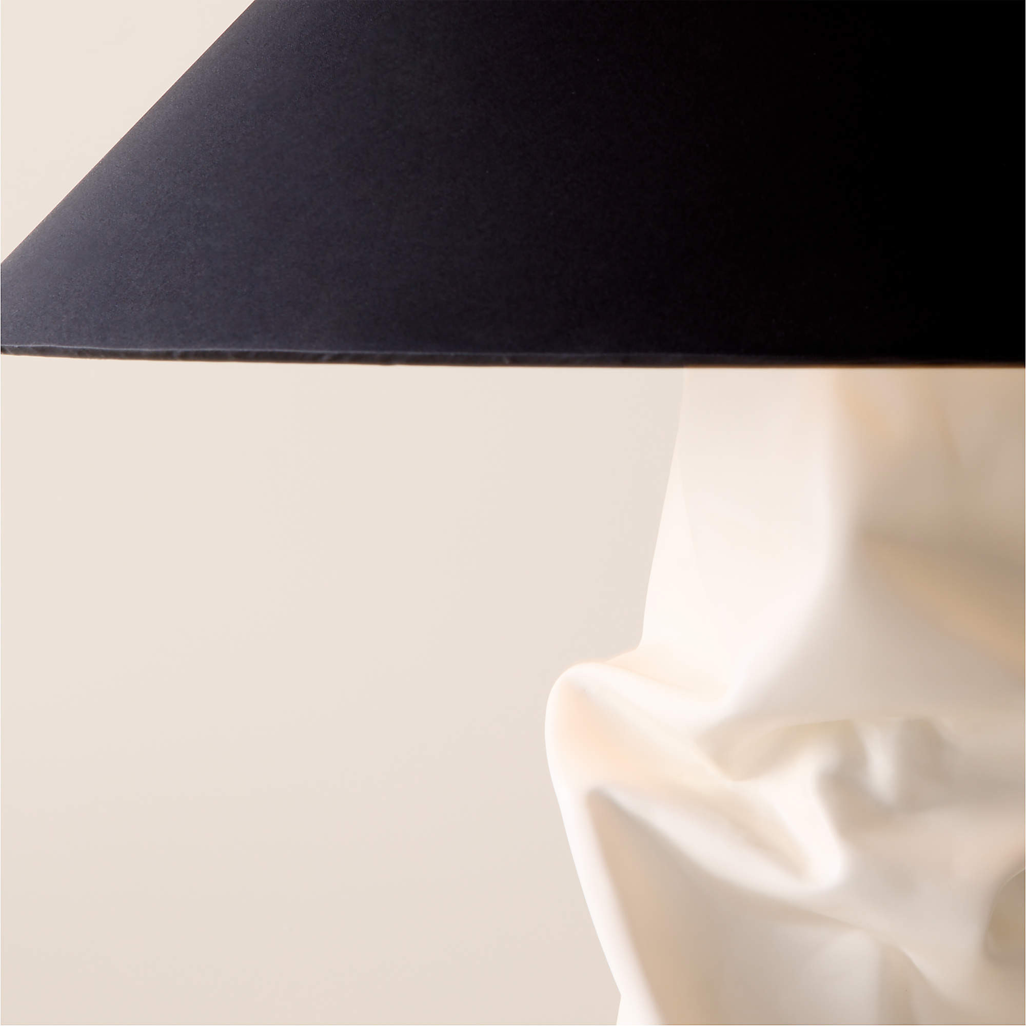 Hendrix White Resin Table Lamp + Reviews | CB2 | CB2