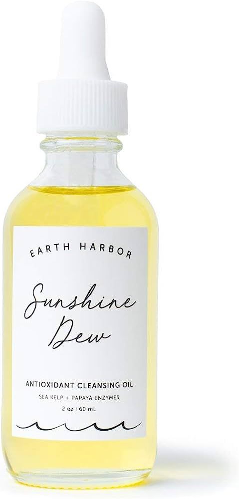 Earth Harbor | SUNSHINE DEW Cleansing Oil - Deep Cleanse & Makeup Remover | Papaya Enzymes + Sea ... | Amazon (US)