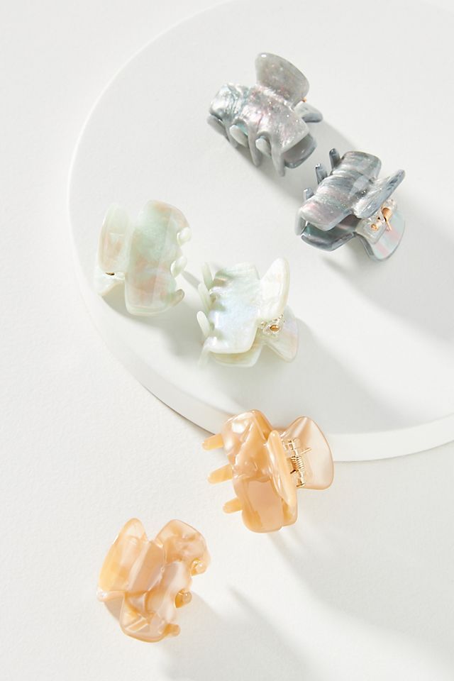 Speckled Mini Hair Clip Set | Anthropologie (US)