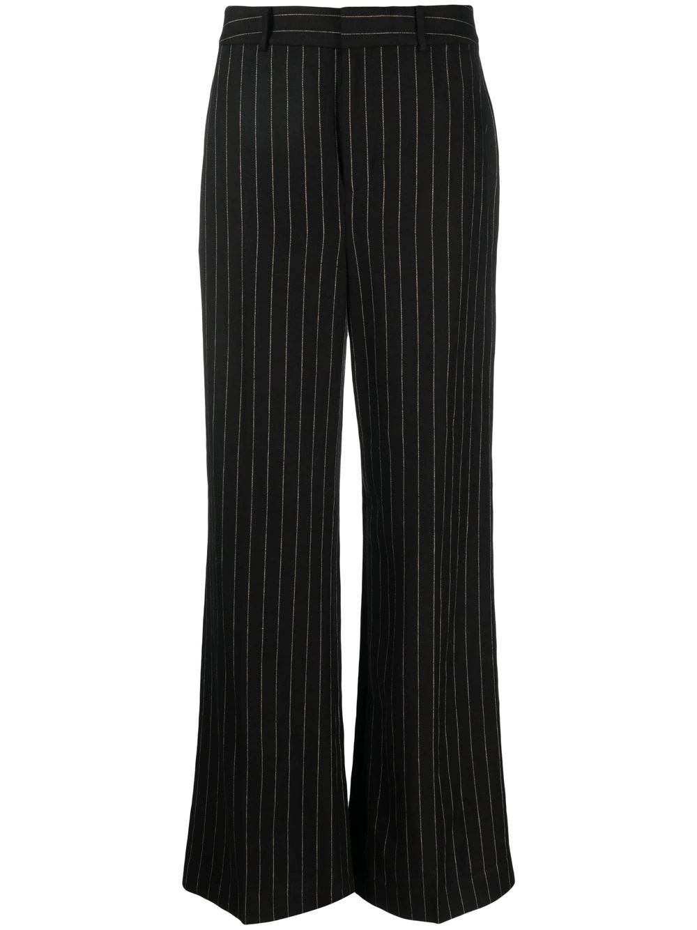 Kaitlen pinstriped wide-leg trousers | Farfetch Global