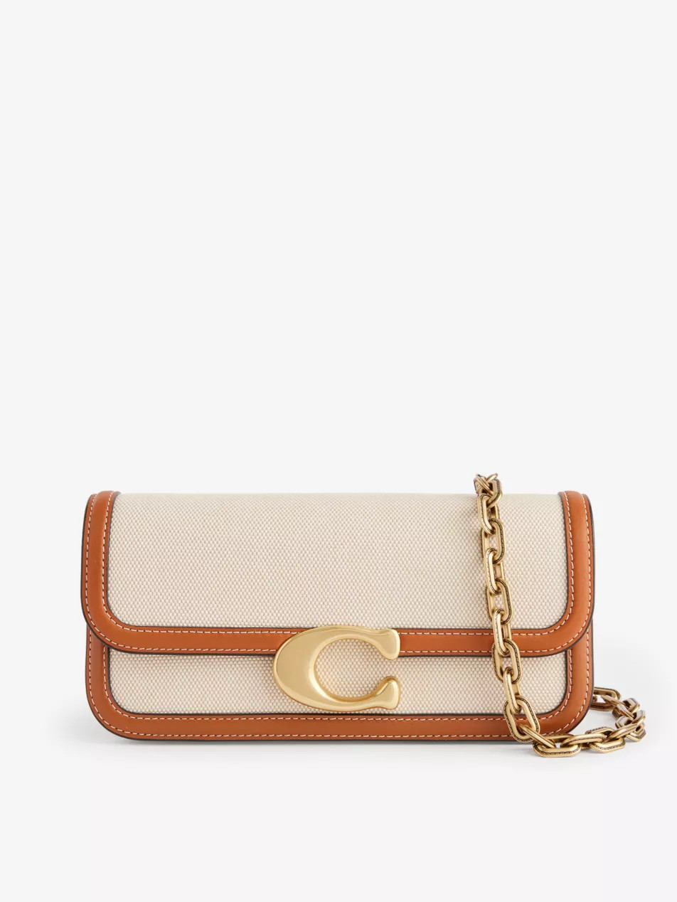 Idol 23 cotton-canvas shoulder bag | Selfridges