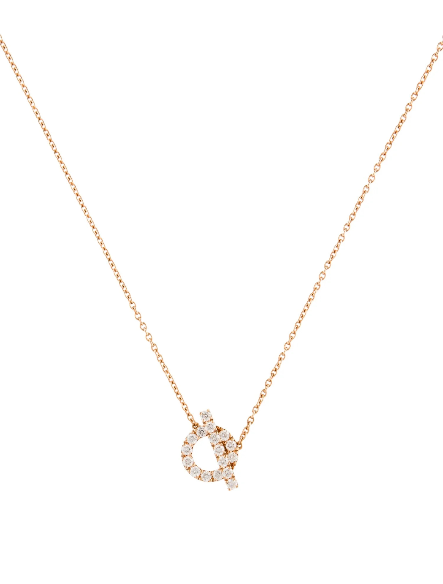 18K Diamond Finesse Pendant Necklace | The RealReal