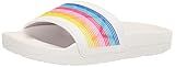 Roxy Women's Slippy LX Slide Sport Sandal, White/Rainbow, 7 | Amazon (US)