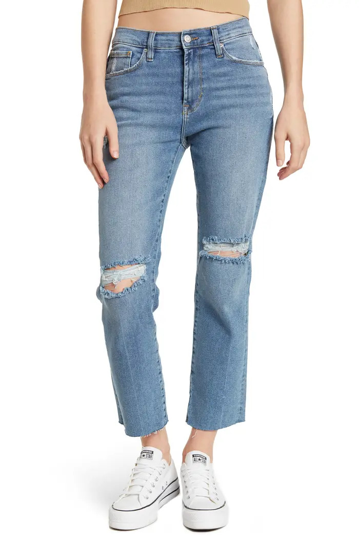 High Rise Slim Fit Straight Leg Jeans | Nordstrom Rack