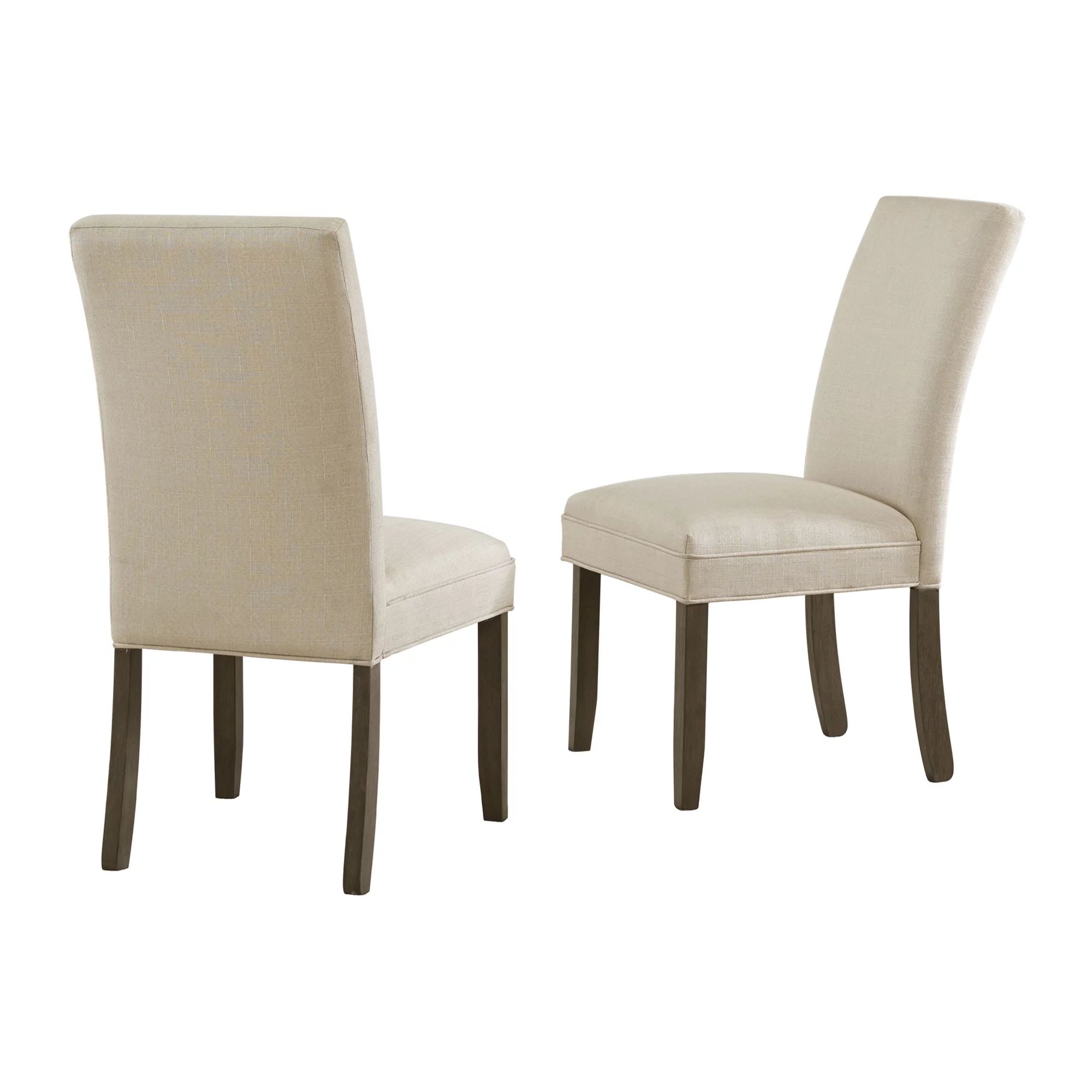 Gwyn Parsons Upholstered Chair, Cream (Set of 2) - Walmart.com | Walmart (US)