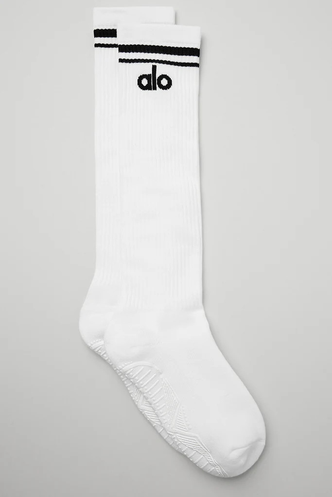 Women's Knee-High Throwback Barre Sock | Alo Yoga