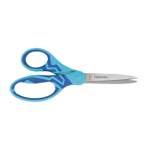 Fiskars 7" Student Softgrip Scissor Blue, 1 Each (Ages 12+) | Walmart (US)