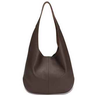 Arc Leather Crescent Hobo Bag Soft Pebbled Shoulder Bag Casual Slouchy Handbag | Macy's
