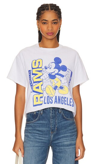 Rams Mickey Field Tee in White | Revolve Clothing (Global)
