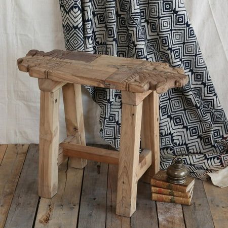 AREOhome Indo Salvaged Wood Stool | Walmart (US)