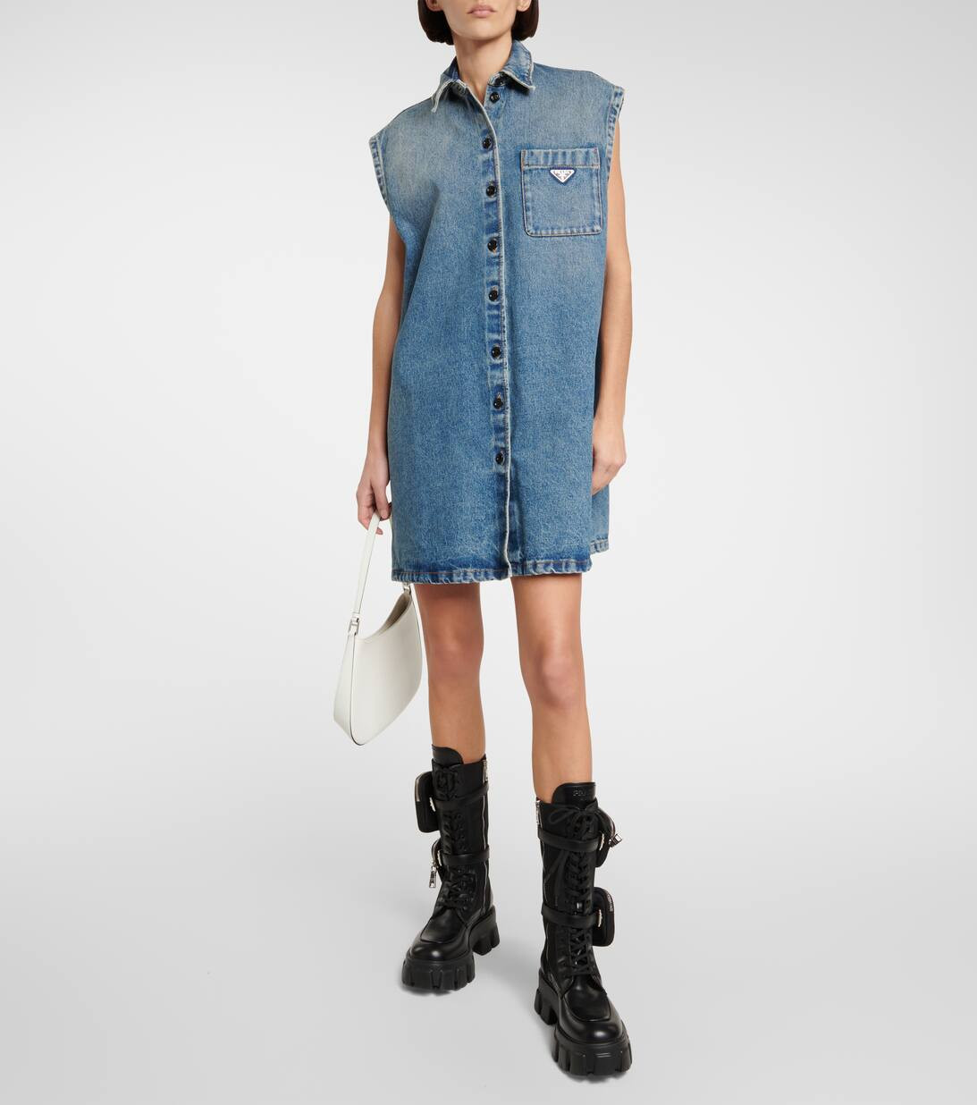 Hemdblusenkleid aus Denim | Mytheresa (DACH)