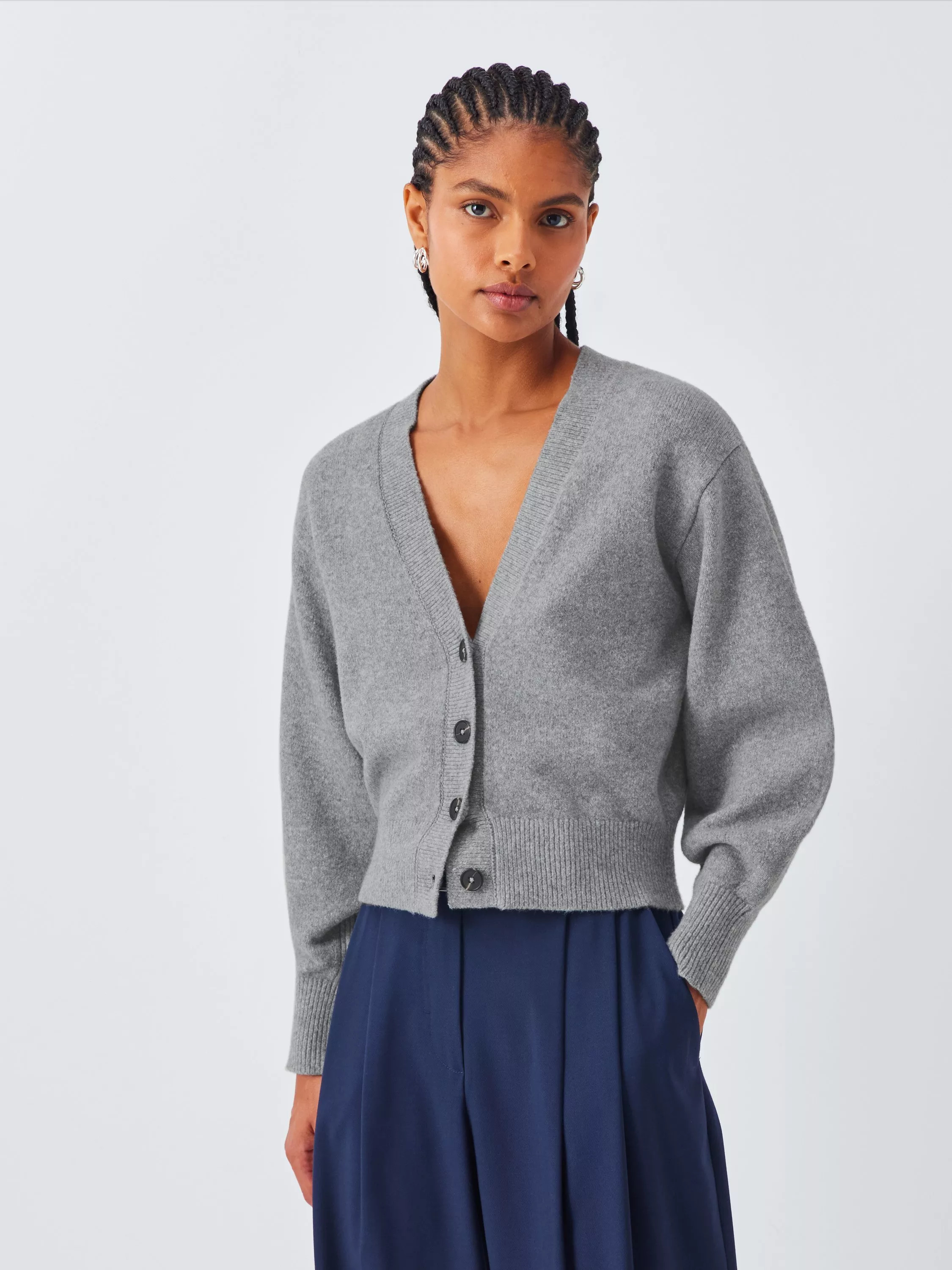 John Lewis Soft Cotton Wool Blend Cardigan | John Lewis (UK)
