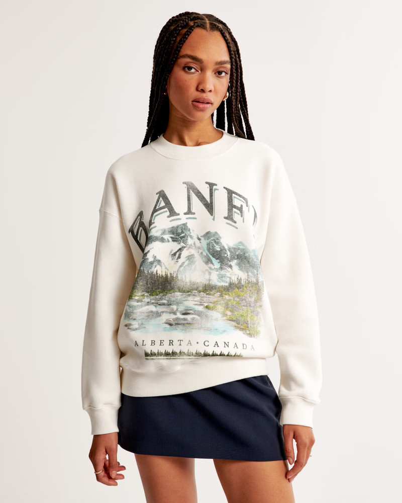 Banff Graphic Crew Sweatshirt | Abercrombie & Fitch (US)