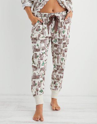 Aerie Flannel Pajama Jogger | American Eagle Outfitters (US & CA)