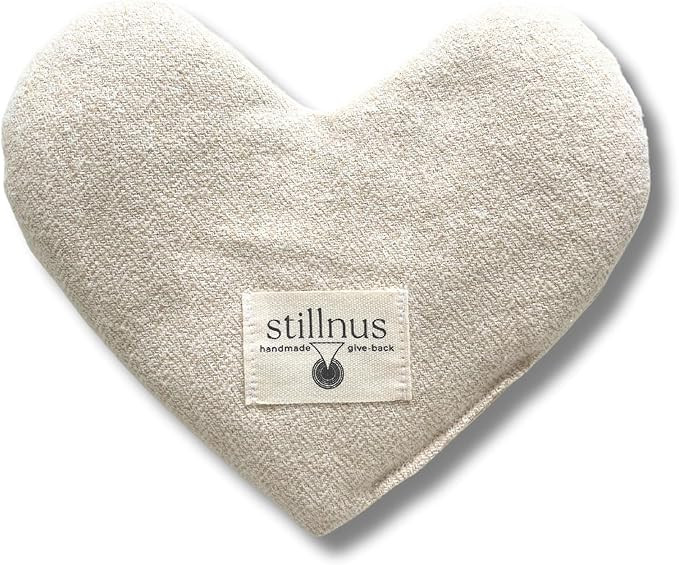 Sustainable Heart Eye Pillow – Neutral Weighted Lavender + Flaxseed Compress – Sensory Sleep ... | Amazon (US)
