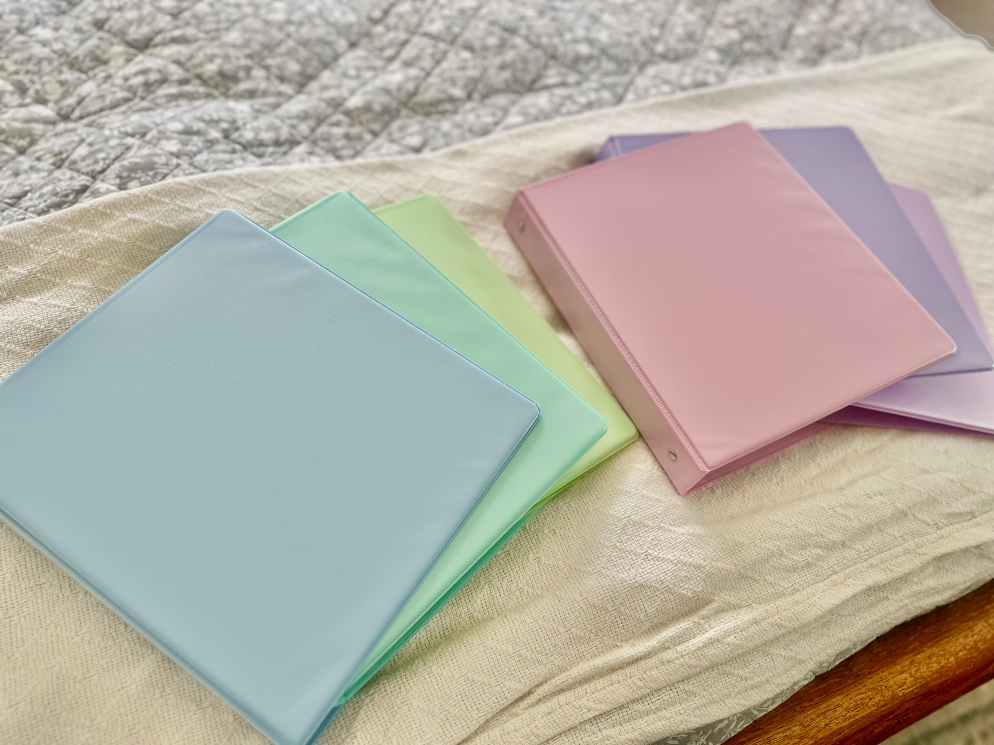 Cute spring binders!