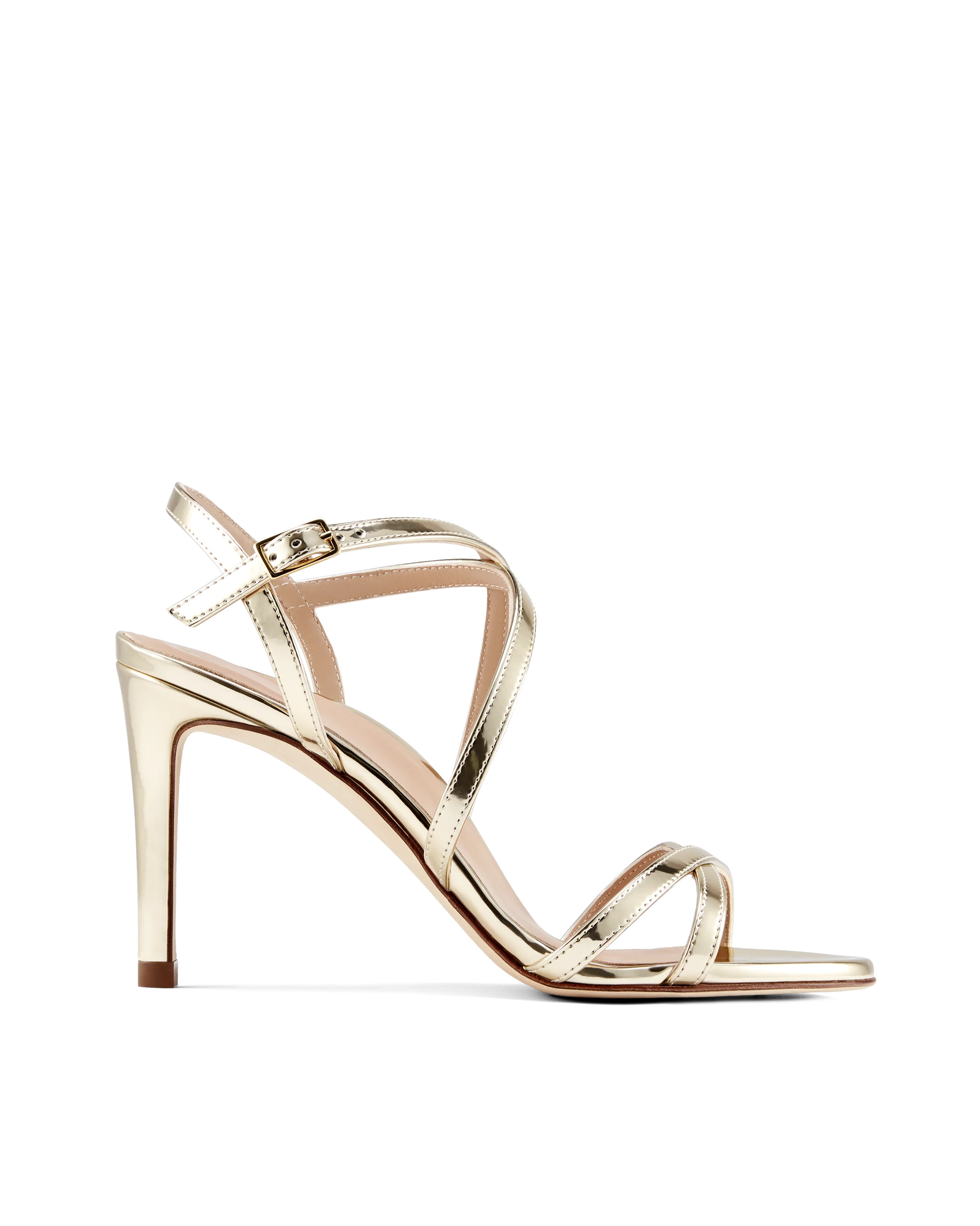 Alicia: Platinum Metallic | Inez Shoes, LLC