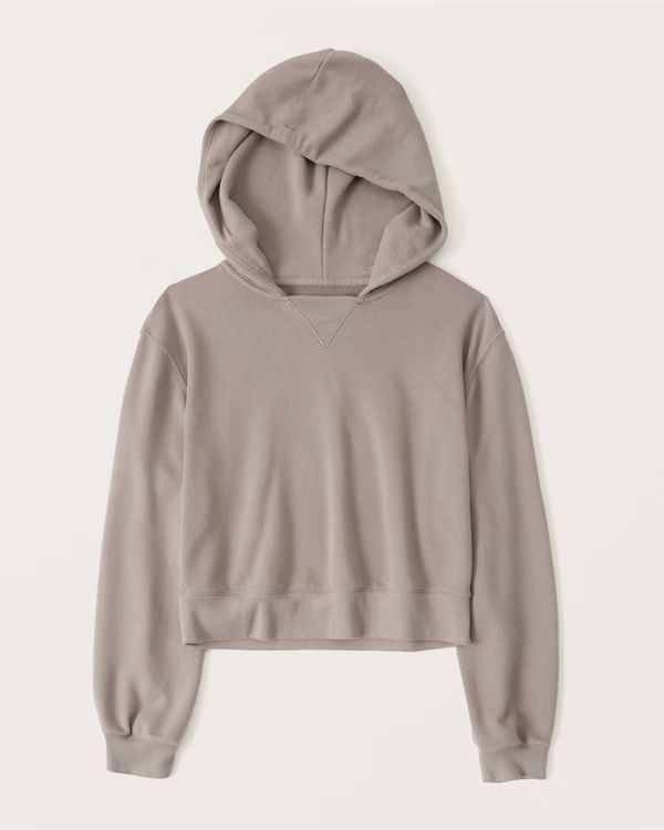 Women's Cloud Terry Wedge Popover Hoodie | Women's Matching Sets | Abercrombie.com | Abercrombie & Fitch (US)