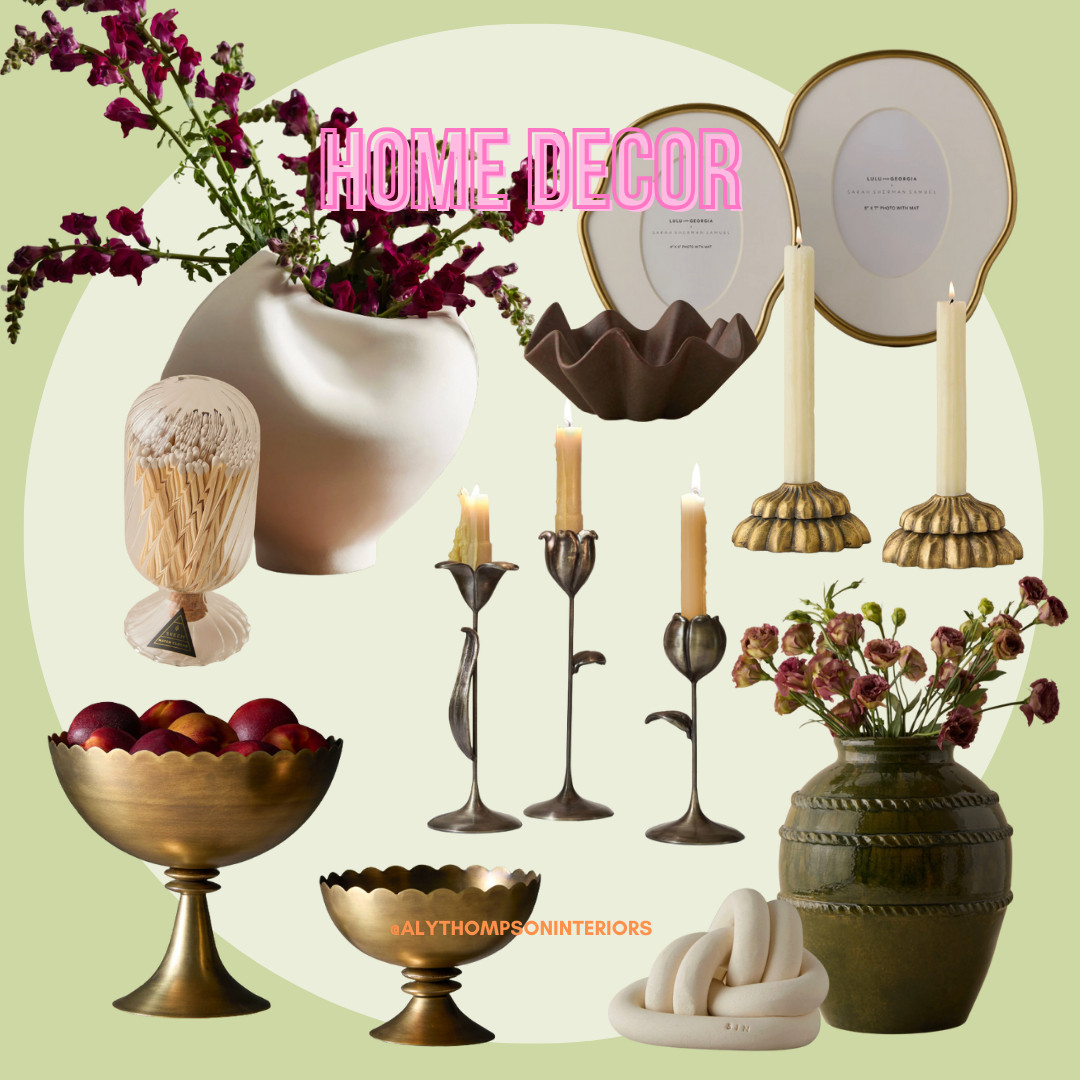 Home Decor | Vases | Peonies | Candlestick Holders | Decorative Bowls | Frames | Match Cloche | Lulu and Georgia 

 #LTKHome #LTKSaleAlert #LTKFindsUnder100