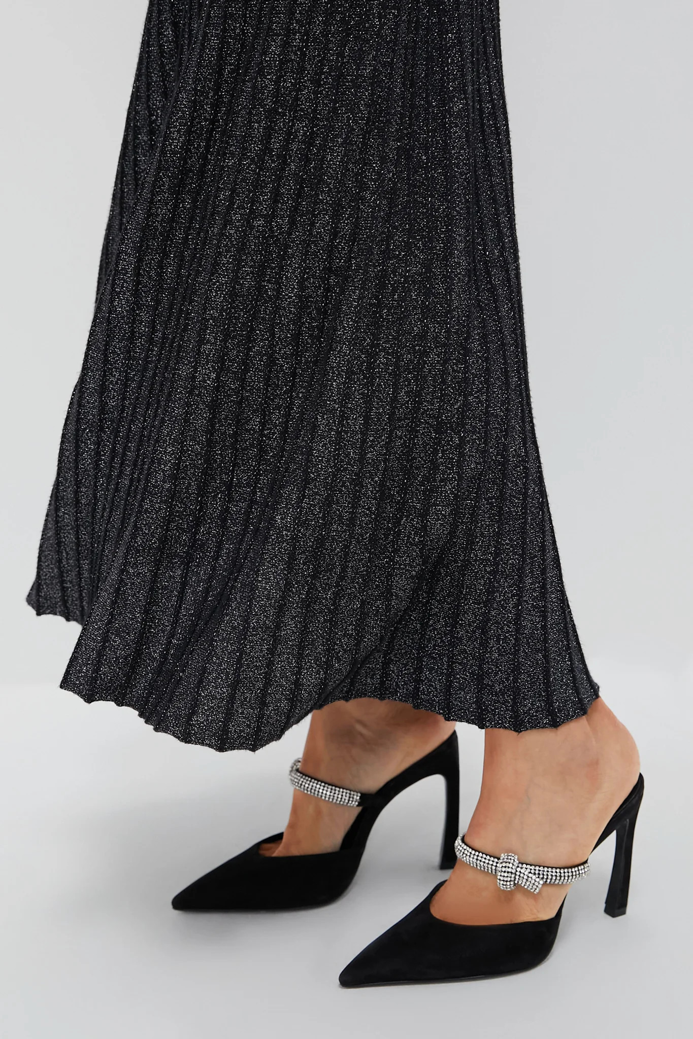 Black Metallic Jesse Skirt | Tuckernuck (US)