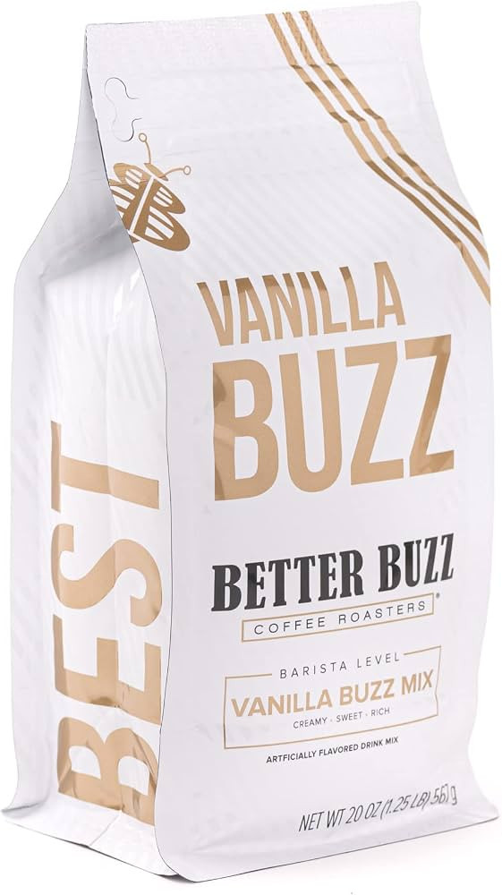 Better Buzz Vanilla Coffee Creamer (Vanilla Buzz) 20oz. Vanilla Powder Coffee Creamer Drink Mix, ... | Amazon (US)